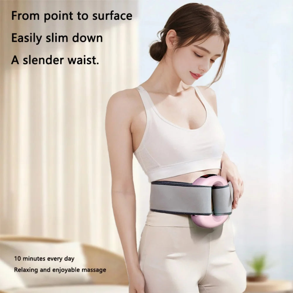 Fascia Ring Vibration Massager with Belt for Relaxation, Purple